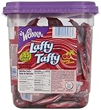 Wonka Laffy Taffy Jar, Cherry, 145-Count