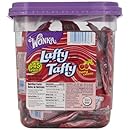 Wonka Laffy Taffy Jar, Cherry, 145-Count