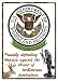 12" X 17" Tin Sign, Us Department of Woodland Security Archery Division