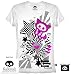 Skelanimals: Dizzy Lovestruck Kit the Cat White Junior T Shirt, Medium