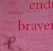 Breast Cancer Awareness Pink Ribbon Bandana/ Headwrap, Words of Hope, Bravery, Love, Courage, Strength and Endurance, Pink and Hot Pink/ Magenta Badanna,