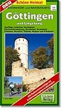 G�ttingen und Umgebung 1 : 35 000. Radwander- und Wanderkarte