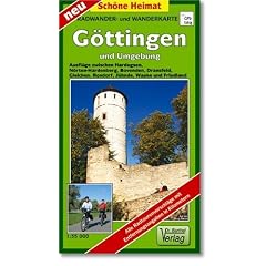 G�ttingen und Umgebung 1 : 35 000. Radwander- und Wanderkarte