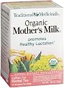 Traditional Medicinals Organic Mother's Milk Herbal Tea, 16-Count Wrapped Tea Bags (Pack of 6)