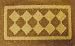 DIAMOND patterned rug DOOR MAT coir OUTDOOR decor