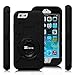 iPhone 6 Plus Case - Fintie Commander Series Three Layer Hard Shell Cover Holster with Built-in Rotating Stand and Belt Swivel Clip for Apple iPhone 6 Plus (5.5), Black