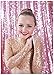 4FTx7FT Sequin backdrops,Fuchsia Pink Sequin Photo Booth Backdrop, Party backdrops, Wedding backdrops, Sparkling backdrops, Christmas Decoration (Fuchsia Pink)