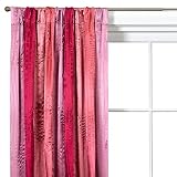 Review EHS Far East  / Global Home Pink Stripe Window Panel - 54x84