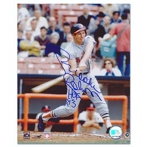 Mounted Memories Baltimore Orioles Brooks Robinson Autographed 8X10 Photo W/ Hall Of Fame 1983 Inscription