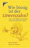 Wie bissig ist der Löwenzahn?: Tier- und Pflanzennamen und was dahinter steckt