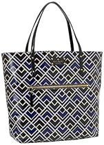 Hot Sale Kate Spade New York Flicker Fabric-Bon  Tote,Yves Blue,One Size
