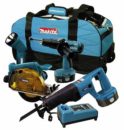 Makita DK1841DL 18-Volt Cordless 4-Tool Combo Kit