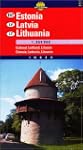Carte routi�re : Estonia, Latvia and...