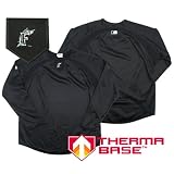 Marlins Majestic Men's MLB Auth Therma Base Pullover