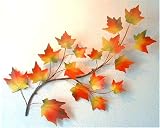 37 Life-size Copper Maple Branch - Wall Art Sculpture