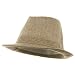 Linen Fedora Hat-Taupe W20S69C