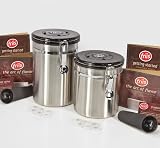 Friis Coffee Combo Pack 16oz & 12oz Stainless Steel Canister 51N8CMBdpZL. SL160 Friis Coffee Combo Pack 16oz & 12oz Stainless Steel Canister