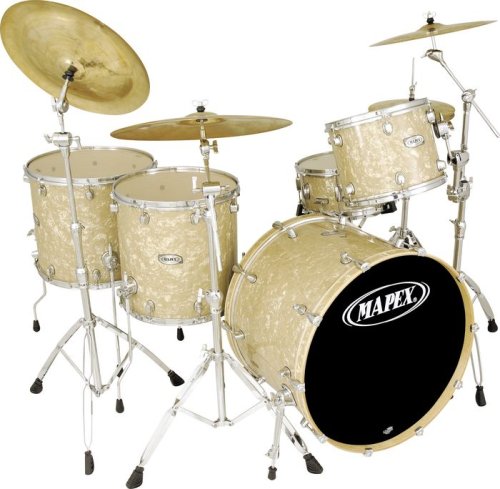 Mapex Pro M 5-Piece Rock Drum Set, Transparent Midnight Black*