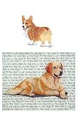 Welsh Corgi Pembroke (Red) Glass Cutting Board