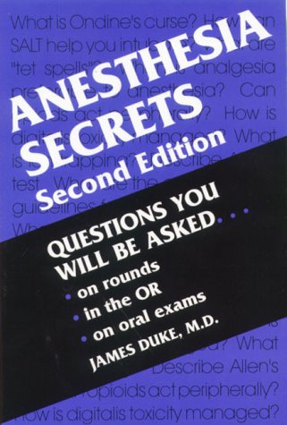 Anesthesia Secrets (Second Edition) (The Secrets Series)