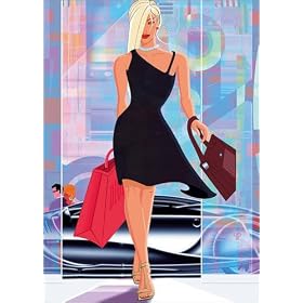 poster / affiche Dior shopping est disperible en (L x H): 50 x 70 cm de F. Palma