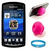 Black 2 Piece Crystal Hard Snap-On Protector Case for Sony Ericsson XPERIA  ....