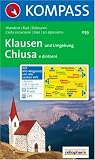  : Klausen und Umgebung 1 : 25 000: Wanderkarte, Bike- und Skiroutenkarte