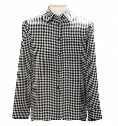 (プラダ) PRADA P4881M ホワイト・ブラックタータンチェックのシャツ P4881M 1GDZ F0N12 sudal160526 [並行輸入品]