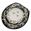 Acrylic Black Seashell Toilet Seat