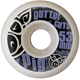 Pig Gutter Cut Scum Skateboard Wheels (53mm)