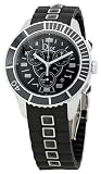 Christian Dior Watches:Christian Dior Unisex CD114317R001 Christal Chronograph Diamond Black Dial Watch