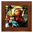 Jesus the Good Shepherd Framed Tile