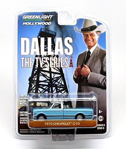 1970 CHEVROLET C-10 from the classic television show DALLAS Greenlight Collectibles 1:64 Scale * Hollywood Series 6 * Die Cast Vehicle