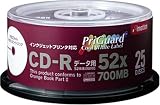 Imation  耐水性向上インクジェットプリンタ対応CD-Rメディア 700MB CDR80 PPGX25の画像