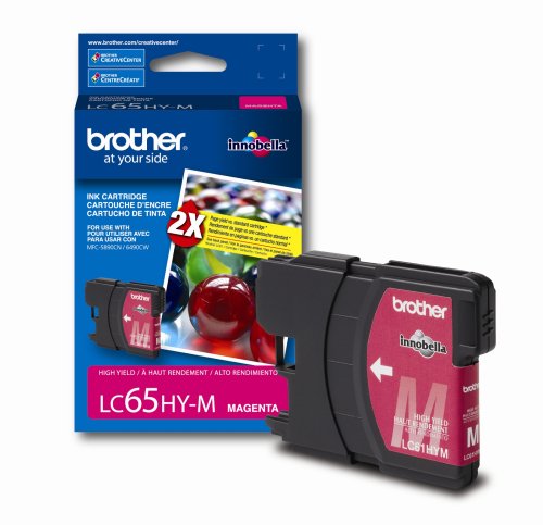 Brother LC65HYM High Yield Ink Cartridge (Magenta)