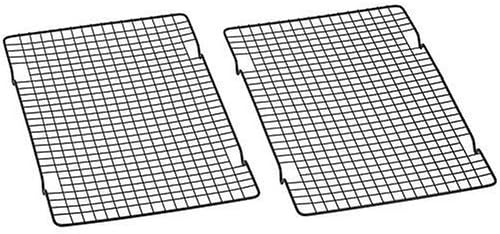 Baker's Secret1061483 10-by-16-Inch Nonstick Cooling Rack, Set of 2