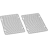 Baker's Secret 10-by-16-Inch Nonstick Cooling Rack, Set of 2 by Baker's Secret