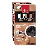 Melitta One:One Universal Fit Java Pods, Go Hazelnuts, Hazelnut Flavored Coffee, 18-Count Box (Pack of 4)