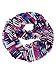 Hot Pink Multicolor Print Infinity Scarf