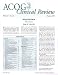 Magazines : Acog Clinical Review