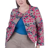 Mossimo Black: Novelty Jacket - Taupe Dusk Leaf