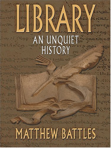 Library: An Unquiet History under Large Print in The Books Store