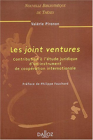 City Travel Guides Discounted  Livres : Les joint ventures : Contribution à l'étude juridique d'un instrument de coopération internationale