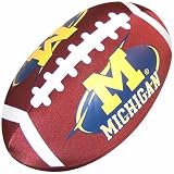 My Team Michigan Wolverines Squishy Microbead Football Pillow