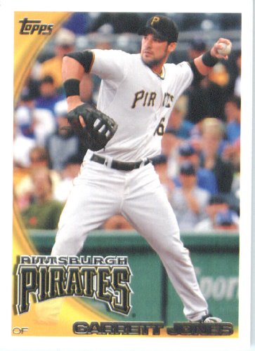 2010 Topps Baseball Card #99 Garrett Jones Pittsburgh Pirates - Mint Condition - Shipped In Protective ScrewDown Display Case!