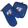 Georgia Southern University Mitt Potholder Set GSU Eagles Logo for Kitchen Tailgating or Barbecue Pot Holder College NCAA Licensed Kitchen Tailgating Accessories make Great Unique GIFT IDEAS for HIM or HER, College Students Fans Men Ladies Woman Women