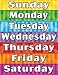 DAYS OF THE WEEK CHART