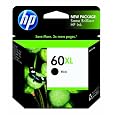 HP 60XL Black Ink Cartridge (CC641WN#140)