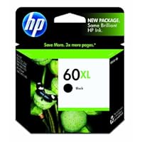 HP 60XL Black Ink Cartridge (CC641WN#140)