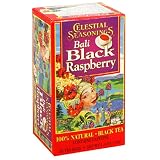 Celestial Seasonings Black Tea, Bali Black Raspberry, Tea Bags, 20-Count Boxes (Pack of 6)